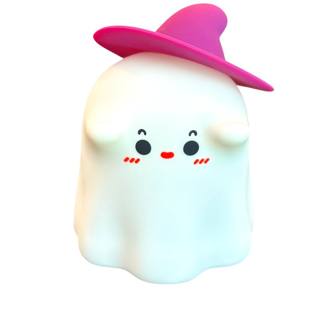 Ghost Night Light HalloweenNight Light Silicone Rechargeable NIB Halloween